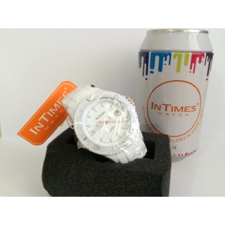 [[NEW]]InTime watch white color (model IT-044)