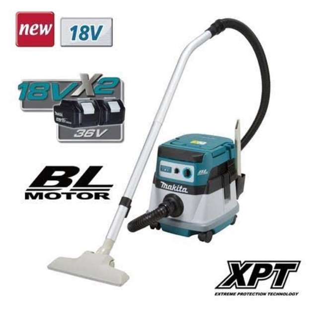 DVC862LZ เครื่องดูดฝุ่น แบต 18v + 18v Makita