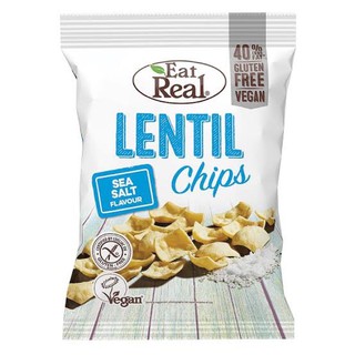 ⚡️Eat Real Lentil Sea Salt Chips 113g🍿