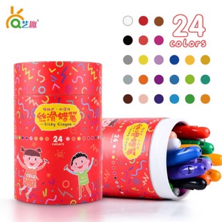 Silky Crayons 12 สี สีเทียน ปลอดสาร