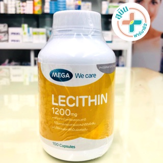 Mega lecithin 1200 mg 100 capsules(EXP.23/08/2024)