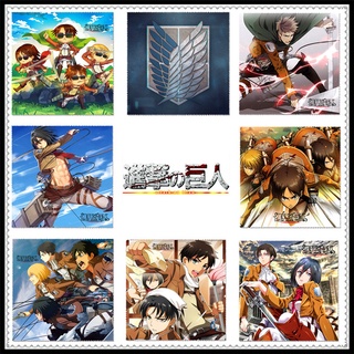 ★ Attack on Titan - น้ํายาทําความสะอาดแว่นตา ลายการ์ตูนอนิเมะ ★ ผ้าเช็ดทําความสะอาดแว่นตา เลนส์โทรศัพท์ 1 ชิ้น