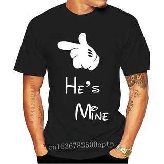 oversize T-shirt เสื้อยืด พิมพ์ลายกราฟฟิค Shes Mine Hes Mine สไตล์ฮาราจูกุ สําหรับผู้ชาย IIdiho79CHcfmo55 S-5XL