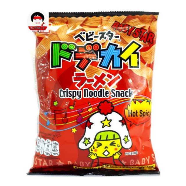 ซื้อ ( ลดราคา ) BABY STAR Crispy Noodle Snack มาม่าญี่ปุ่น เส้นกรอบเส้นใหญ่ รสเผ็ด กลาง (ถุงแดงเผ็ดฉลากไทย74g)