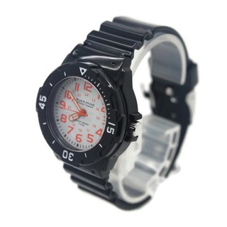 Submariner นาฬิกาผู้หญิงและเด็ก สายยาง ระบบเข็ม - S0025 (Black-Orange)