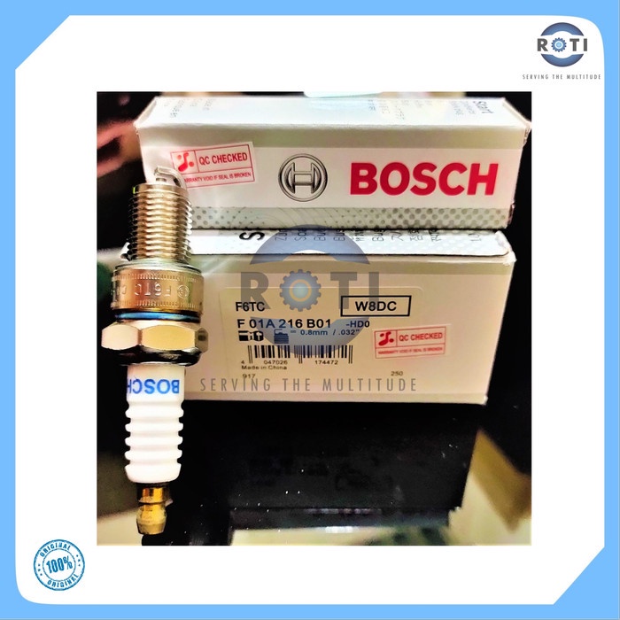 BOSCH SPARK PLUG F6TC (W8DC) BMW F-01A-216-B01