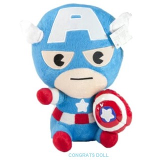 (ลิขสิทธิ์แท้ ส่งฟรี) ตุ๊กตา กัปตันอเมริกา Captain America อเวนเจอร์ส Avengers 12 นิ้ว