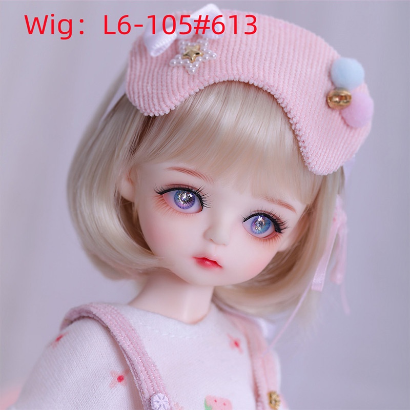 Clearance BJD วิกผมยาว และสั้น อุณหภูมิสูง 1/6 6-7 นิ้ว อุปกรณ์เสริม สําหรับตุ๊กตา BJD ราคา ถูกที่สุด ดีลบีเคเค แกลเลอรีภาพที่ 2