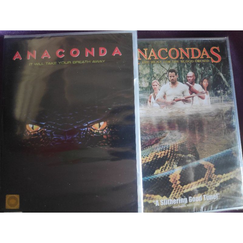 DVD Anaconda full set ดีวีดี Anaconda อนาคอนดา เลื้อยสยองโลก 4 ภาค มีเสียงไทย ซับไทย (ยกเว้นภาค2 เสี