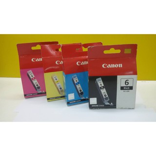 ตลับหมึก canon 6Bk 6c 6y 6m สินค้าของแท้ 100%