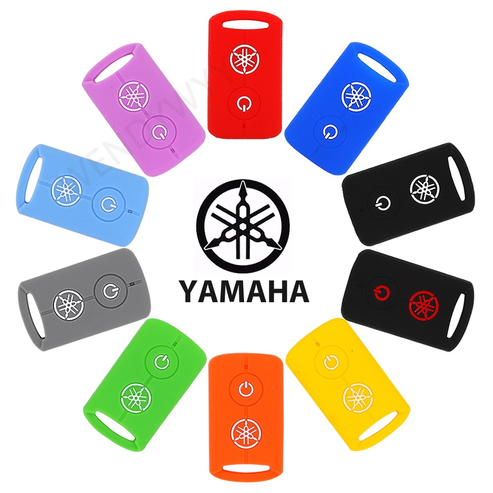 & เคสกุญแจรีโมต ยางซิลิโคน คุณภาพสูง สําหรับรถจักรยานยนต์ Yamaha NVX Y16 AEROX XMAX