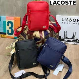 กระเป๋าสะพายข้างหนังPvc ลาครอส Flat Crossover Bag