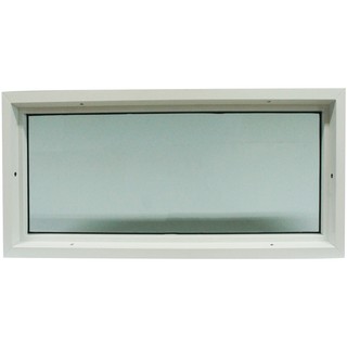 ช่องแสง UPVC หน้าต่างช่องแสง UPVC HF 60x40 ซม. สีขาว อุปกรณ์เสริมประตูหน้าต่าง ประตูและหน้าต่าง FIXED UPVC WINDOW HF 60x
