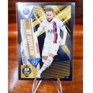 การ์ด​สติ๊กเกอร์ Match Attax 101 UEFA  Champions Leauge League 2019/20 รุ่น WORLD STAR (Sticker Run No.1-30)