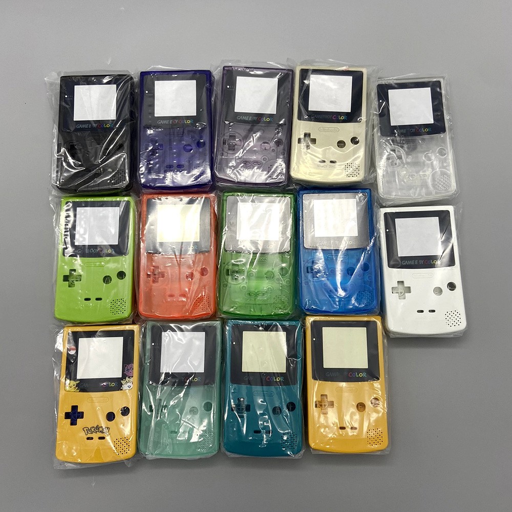 เปลือกที่อยู่อาศัยทดแทนด้วยปุ่มสำหรับ GBC IPS Shell Game Consoles Shell Case สำหรับ Gameboy Color หน้าจอ lcd shell ราคา ถูกที่สุด ดีลบีเคเค