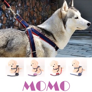 สายจูง สายรัดอก สายจูงสุนัข(CE04)สายจูงแมว สายรัดอกแมว สายรัดอกหมา ยีนส์ Dog Jean Harness with leash สายจูงสัตว์เลี้ยง