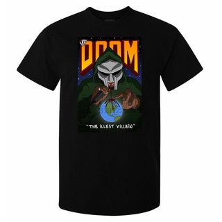 เสื้อยืดผ้าฝ้าย พร้อมส่ง เสื้อยืดแขนสั้น คอกลม ผ้าฝ้าย 100% พิมพ์ลาย Mf Doom The Illest Villain Art หลากสี แฟชั่นฤดูร้อน