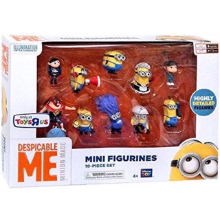 Despicable Me minion Mini Figurines 10 Piece Set