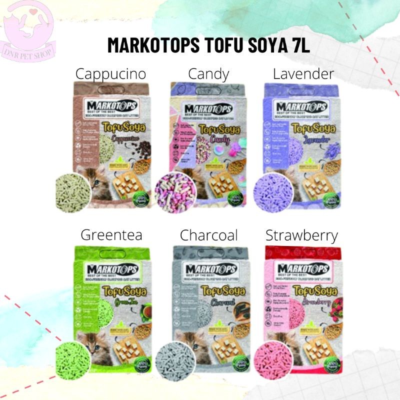[GOSEND] Markotop Soya Tofu Clump ทรายแมว 7 ทรายแมว