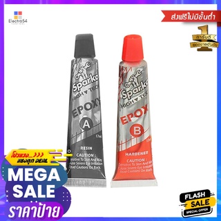 กาวอีพ็อคซี่แห้งเร็ว AB SPARKO 34 กรัม สีใส4-MINUTE CLEAR EPOXY GLUE SPARKO 34G CLEAR