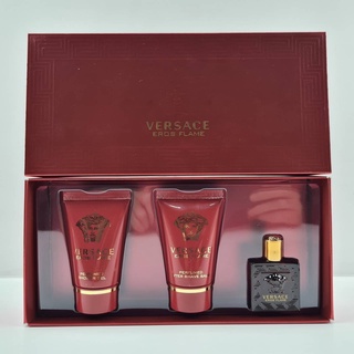 เซ็ต Versace Eros Flame EDP 3ชิ้น  - น้ำหอม 5ml - เจลอาบน้ำ 25ml - After Shave Balm 25ml  • เซ็ตละ 899฿ ค่าส่ง65฿เซ็ต Ve