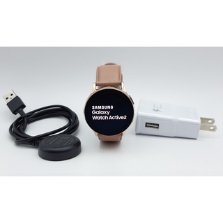 นาฬิกา SAMSUNG GALAXY WATCH ACTIVE 2 SM-R835U 40 MM พร้อมปลั๊ก/สายชาร์จ (สภาพใหม่) #S63