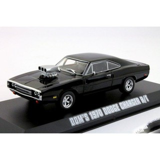 โมเดลรถยนต์ The Fast CAR MODEL Doms ICE CHARGER  ทำจากเหล็ก สัดส่วน 1:24 ดำ