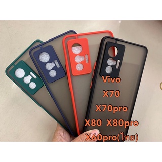 🆕✨พร้​อมส่งใน🇹🇭✨เคสขอบนิ่มหลังแข็งขุ่นคลุมกล้อง For Vivo X60 Pro / X70 Pro / X80 Pro / X60Pro X70Pro X80Pro X70 X80