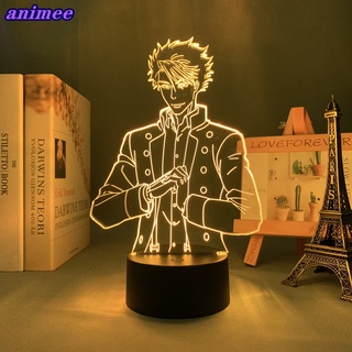 โคมไฟ Led รูปการ์ตูนมังงะ Moriarty The Patriot Sebastian Moran 3d ของขวัญ สําหรับตกแต่งห้องนอน