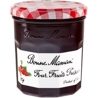 BONNE MAMAN FOUR FRUITS 370 G. / แยมบอนน์มาม็องรสโฟร์ฟรุ๊ต (เบอร์รีรวม) ขนาด 370 กรัม
