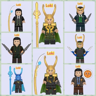 ของเล่นตัวต่อเลโก้ Marvel Thunder God loki สําหรับเด็ก