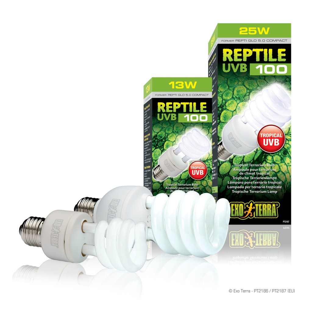 EXOTERRA REPITLE UVB 100 BULB 13W & 25W
