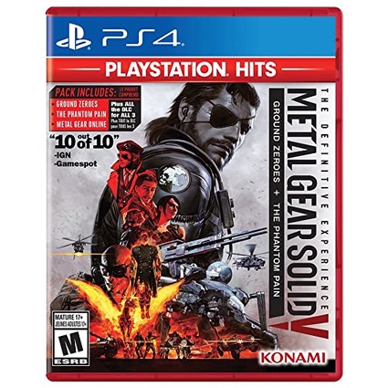 (มือสอง)(Zone ALL) PS4 : Metal Gear Solid V Ground Zeroes + The Phantom Pain แผ่นเกมเพย์สเตชั่น เกมยอดฮิต #0