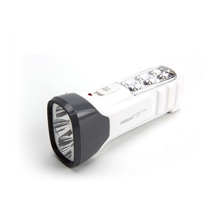 ไฟฉายเอนกประสงค์ LED แบบชาร์ทไฟ Rechargeable LED Flashlight NSBAO รุ่น NSB-3726 (สีเทา)