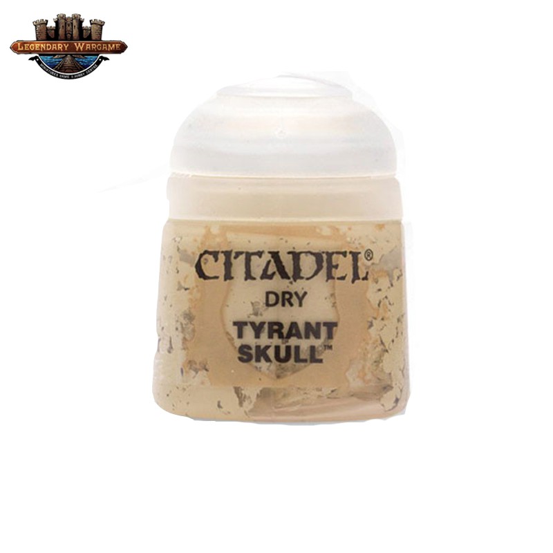 [P360พร้อมส่ง] Citadel : DRY: TYRANT SKULL (12ML) สีอะคริลิคสำหรับทาโมเดล