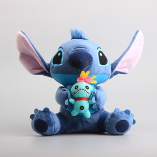 Disney LILO &amp; Stitch Stitch And Scrump ตุ๊กตาของเล่นยัดไส้ ขนนิ่ม ขนาด 25 ซม. 9.6 นิ้ว