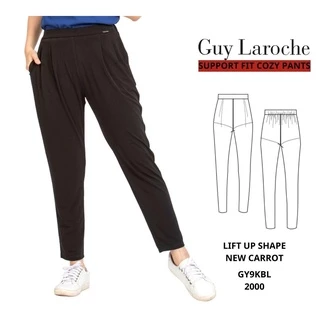 GUYLAROCHE กางเกงทำงานสีดำ ใส่สบาย (GY9KBL)
