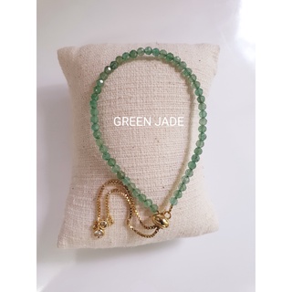 ข้อมือ "green jade"หยกเขียว