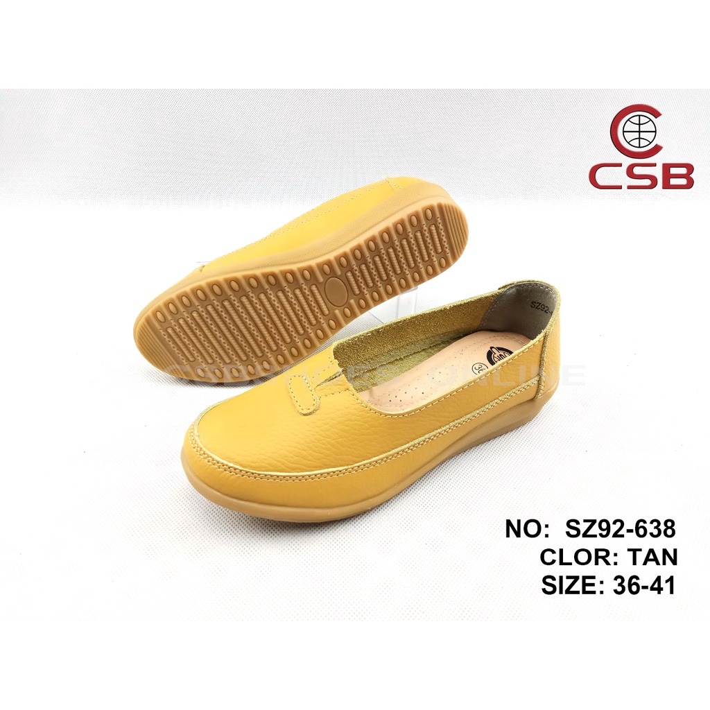 CSB รองเท้าหนังวัว SZ92-638 แฟชั่นผู้หญิง คัดชูทำงาน
