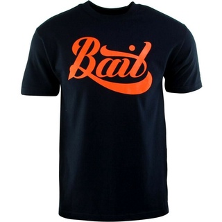 เสื้อยืดผ้าฝ้าย พิมพ์ลายโลโก้ BAIT Script สีส้ม NGiphp75BPpndd66สามารถปรับแต่งได้