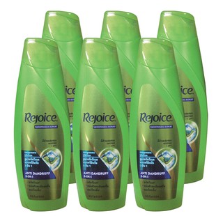 รีจอยส์ แชมพู สูตร3IN1 ขนาด 70 มิลลิลิตร แพ็ค x 6 ขวด Rejoice Shampoo 3IN1 Formula Size 70 ml. Pack x 6 bottles.