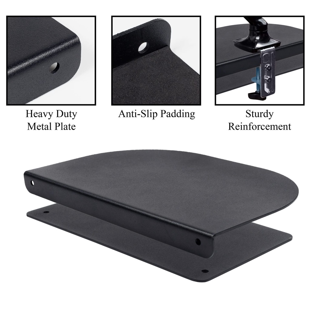 【One_boutique】(มีของพร้อมส่ง) Monitor Arm Reinforcement Plate (แผ่นรองขาจอแบบหนีบกับโต๊ะ)