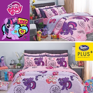 ผ้าปู ไม่รวม ผ้านวม Satin Plus (ซาติน พลัส) ลายม้ายูนิคอร์น โพนี่ (My Little Pony)