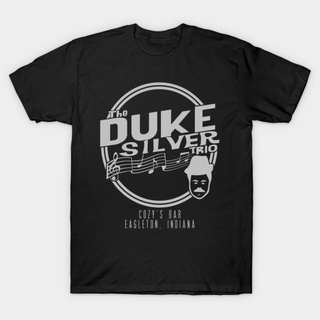 เสื้อยืดวินเทจเสื้อยืด ลาย Gildan Duke Silver Trio สําหรับผู้ชาย และผู้หญิงS-4XL