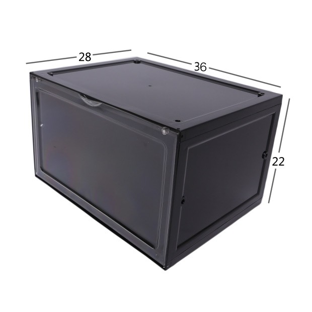 Shoe Box (รุ่น2) กล่องรองเท้าขนาดใหญ่(พิเศษ) แข็ง หนา ‼️ (ราคา 1 ใบ)แบบฝาข้าง - รูปที่ 6