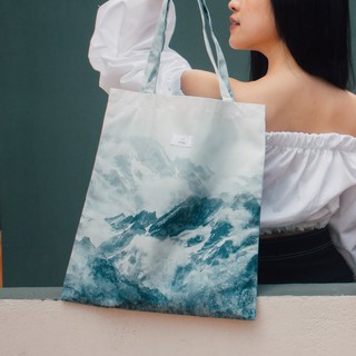 RINA totebag- Frozen Hill (กระเป๋าผ้า กระเป๋าสะพายข้าง กระเป๋าไปเรียน กระเป๋าเคียง กระเป๋าทำงาน กระเป๋าสะพายไหล่)