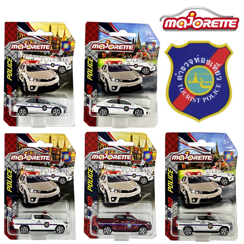 majorette มาจอเร็ต รถ  เหล็ก diecast รถเหล็ก ตำรวจไทย ตำรวจท่องเที่ยว tourist police  MAWINTOYS