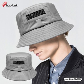 หมวกปีกรอบ Buckethat UCLA สีเทาอ่อน No.F5Ah32-0095