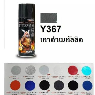 สีสเปรย์ซามูไร SAMURAI Y367 สีเทาอมน้ำเงิน Dark Bluish Grey