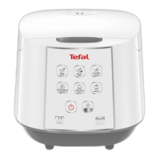 Tefal หม้อหุงข้าวไฟฟ้า กำลังไฟ 750 วัตต์ ความจุ 1.8 ลิตร รุ่น RK732166 -White